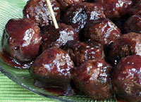 Meatballs with Cherry Sauce