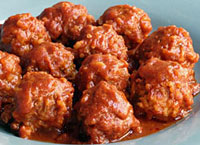 Porcupine Meatballs in Chili Sauce