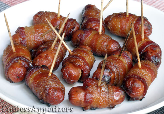 Bacon Wrapped Little Smokies Recipe with Picture - EndlessAppetizers.com