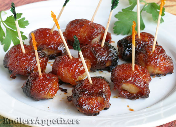 Bacon Wrapped Water Chestnuts Recipe with Picture - EndlessAppetizers.com