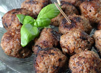 Basil Meatballs