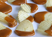 Caramel Dipped Potato Chips