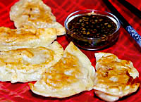Pork Pot Stickers with Dipping Sauce